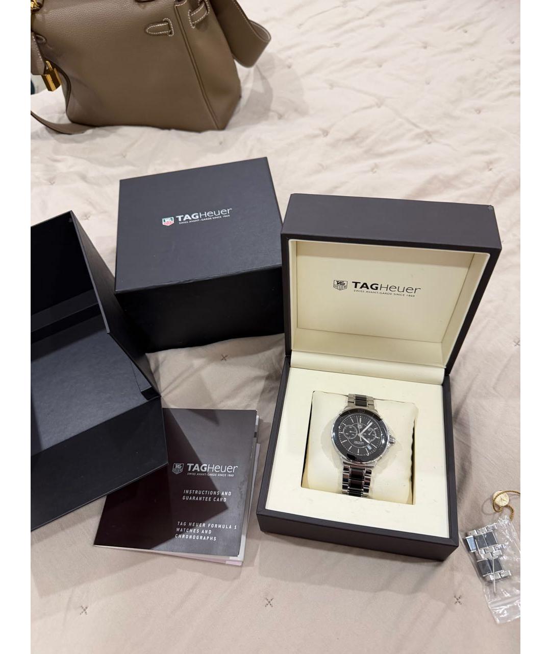 TAG HEUER Серебряные стальные часы, фото 4