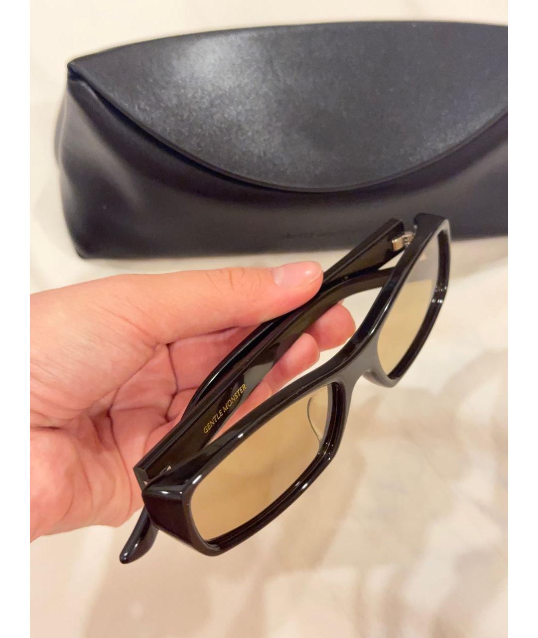 GENTLE MONSTER Коричневые пластиковые солнцезащитные очки, фото 2