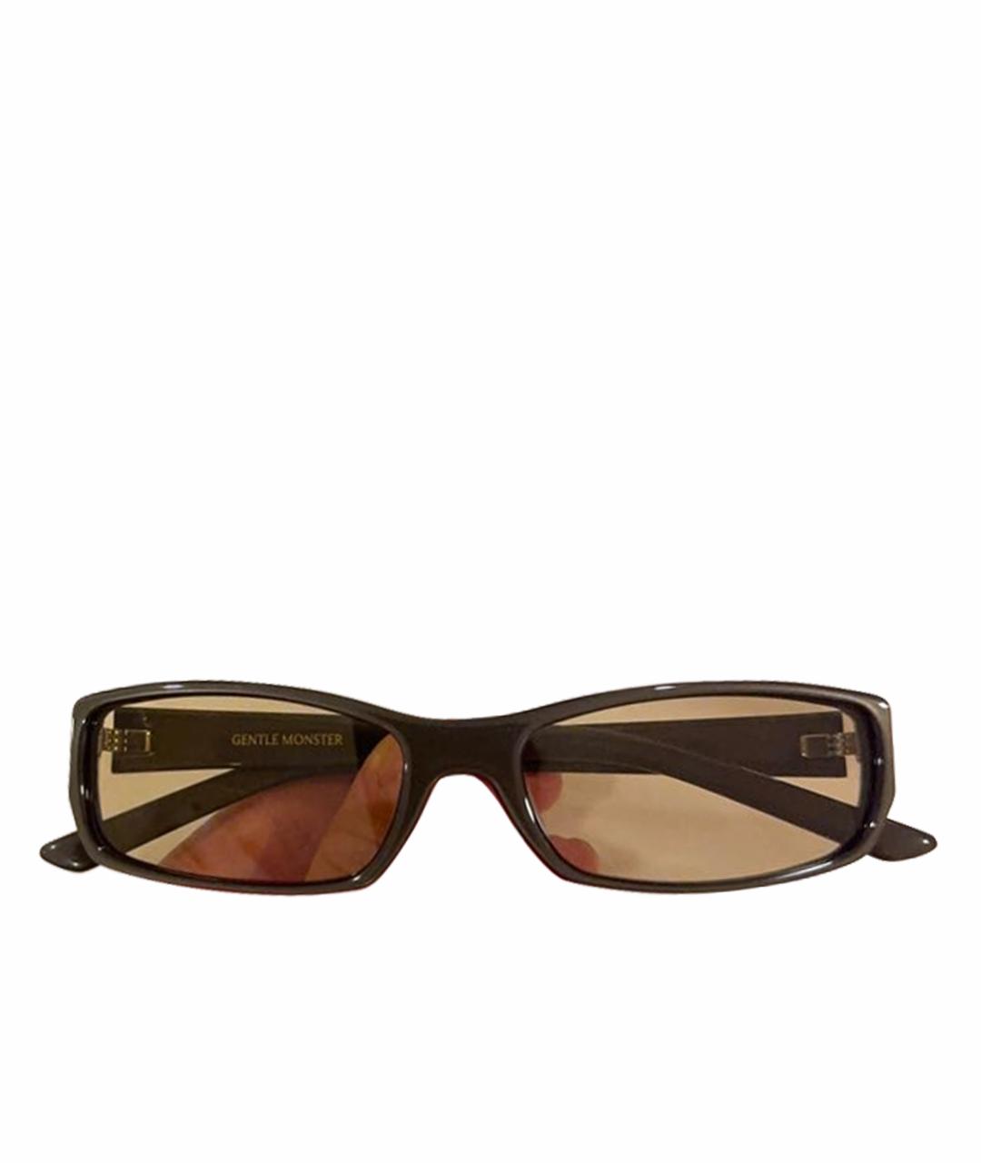 GENTLE MONSTER Коричневые пластиковые солнцезащитные очки, фото 1