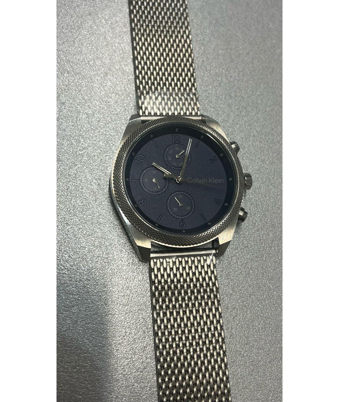 CALVIN KLEIN Темно-синие стальные часы, фото 6