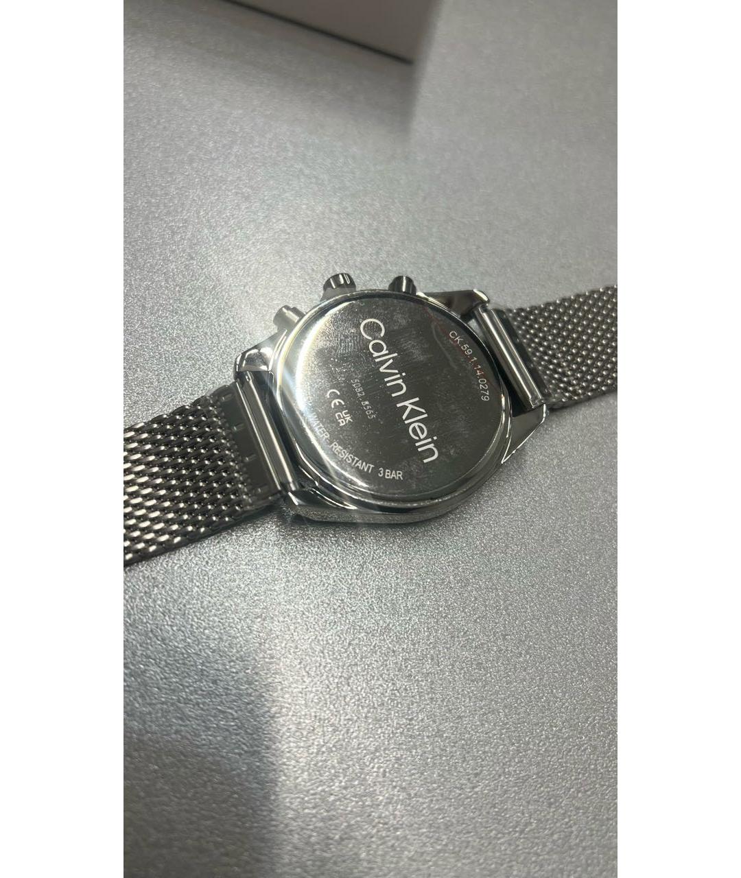 CALVIN KLEIN Темно-синие стальные часы, фото 2