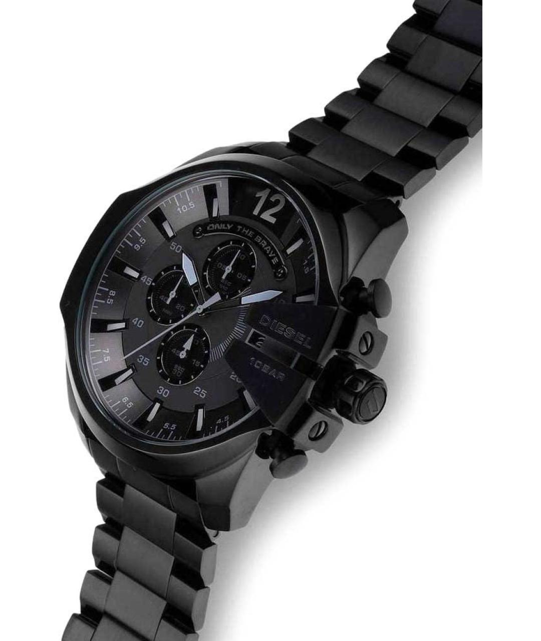 DIESEL Черные стальные часы, фото 3