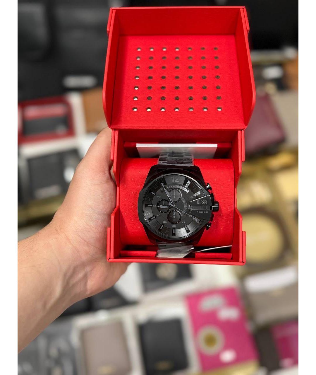 DIESEL Черные стальные часы, фото 5