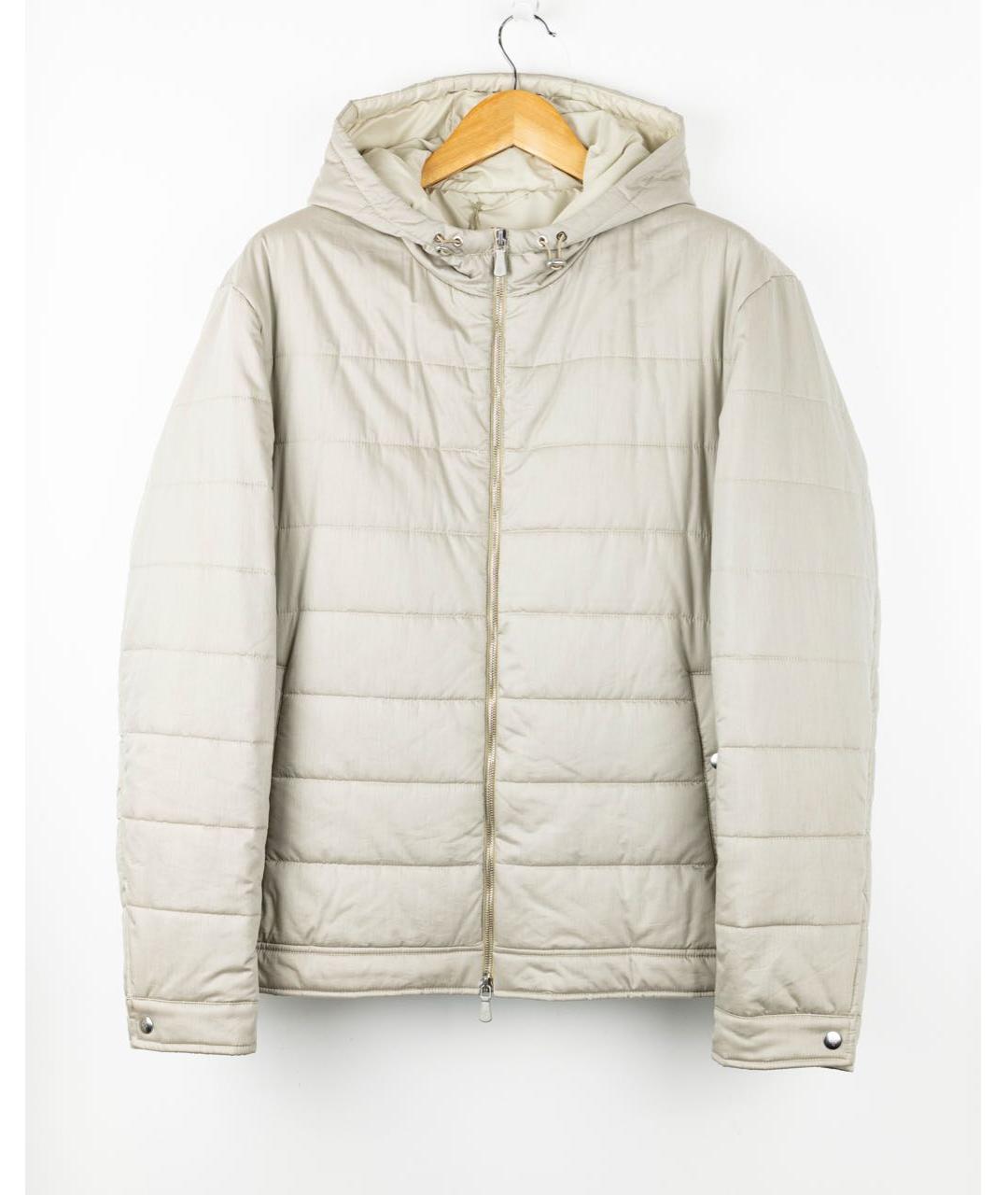 ELEVENTY Бежевая льняная куртка, фото 4