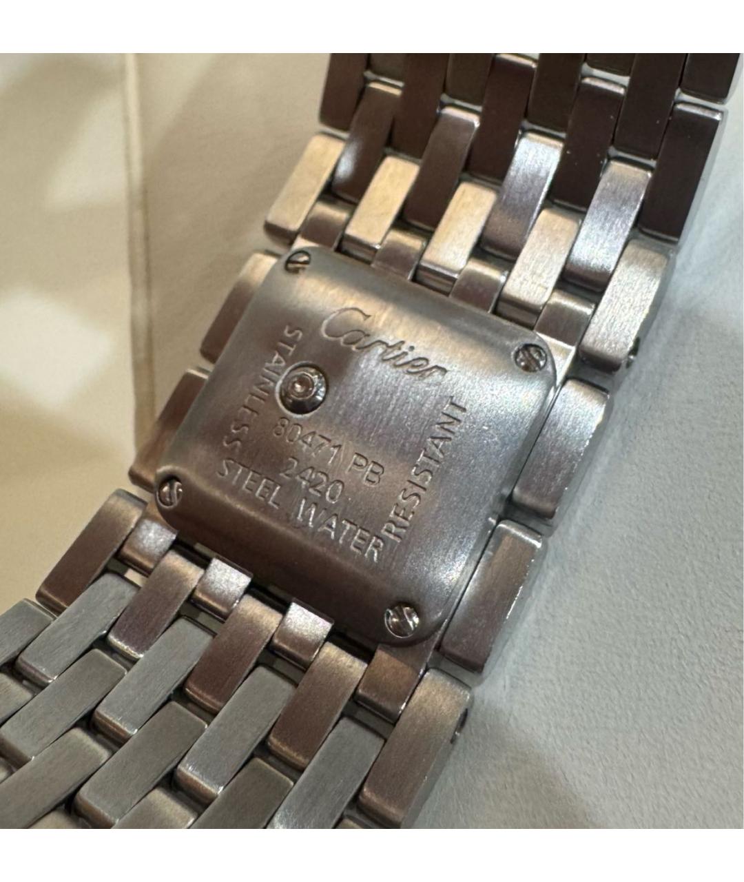 CARTIER Серебряные часы, фото 3