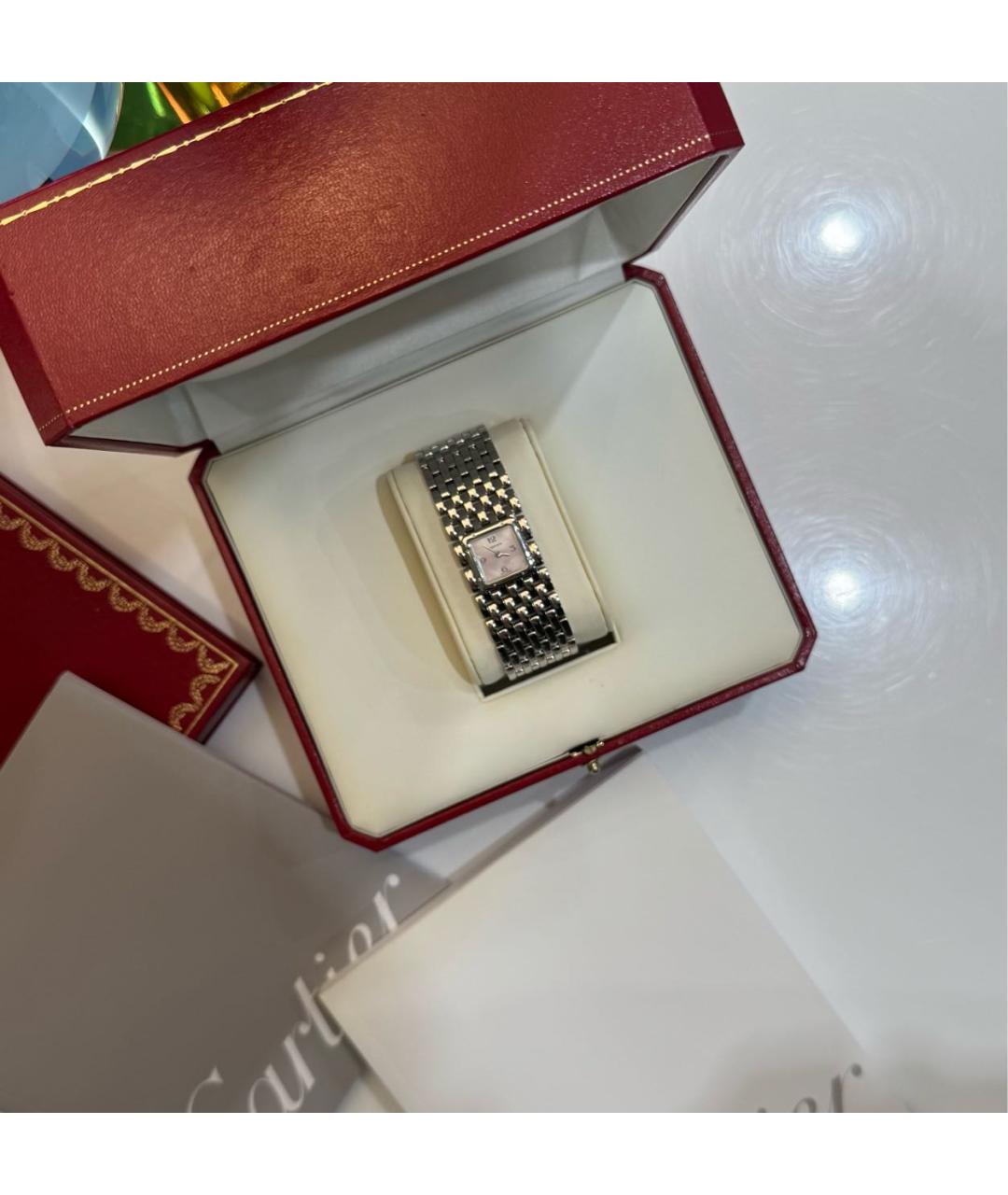 CARTIER Серебряные часы, фото 6