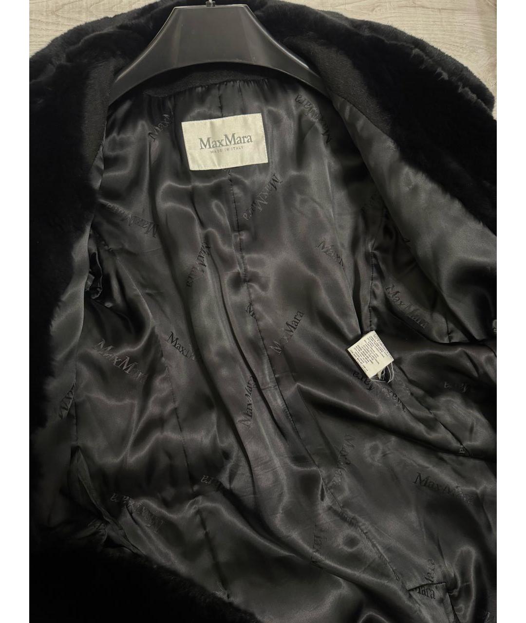 MAX MARA Черное шерстяное пальто, фото 6