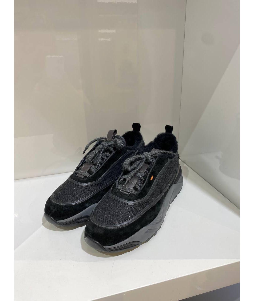 SANTONI Черные кроссовки, фото 2