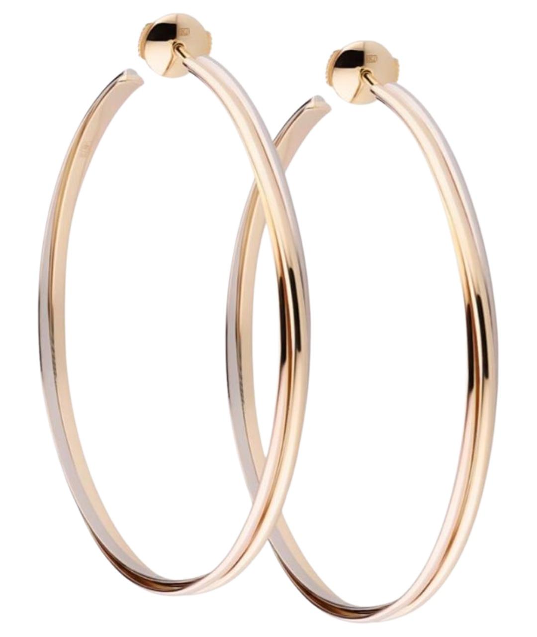 CARTIER Желтые серьги из желтого золота, фото 1