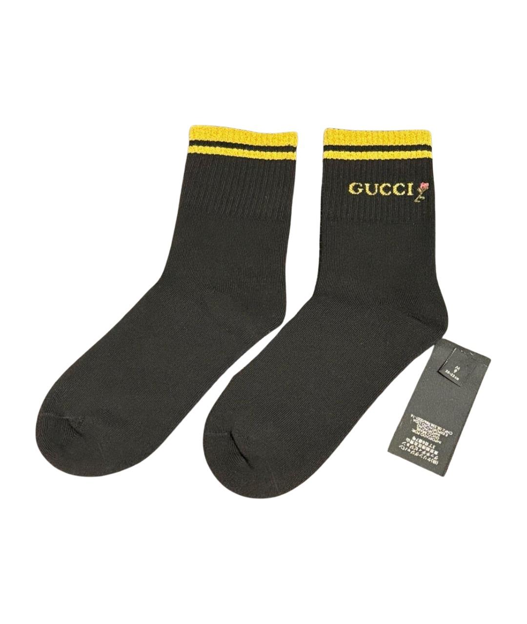 GUCCI Черные носки, чулки и колготы, фото 1