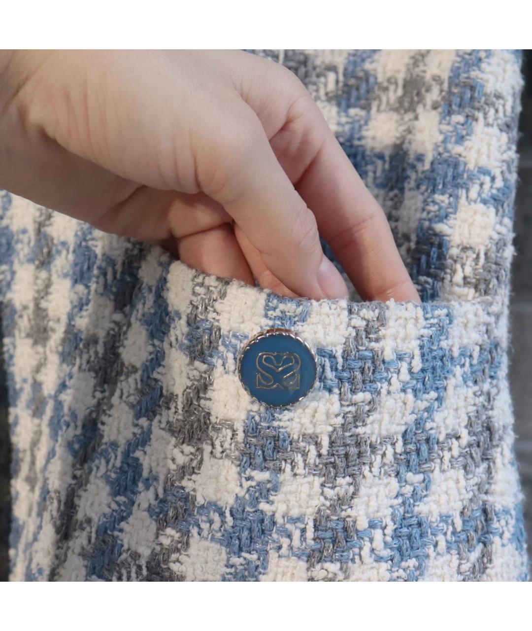 SANDRO Мульти хлопковый жакет/пиджак, фото 5