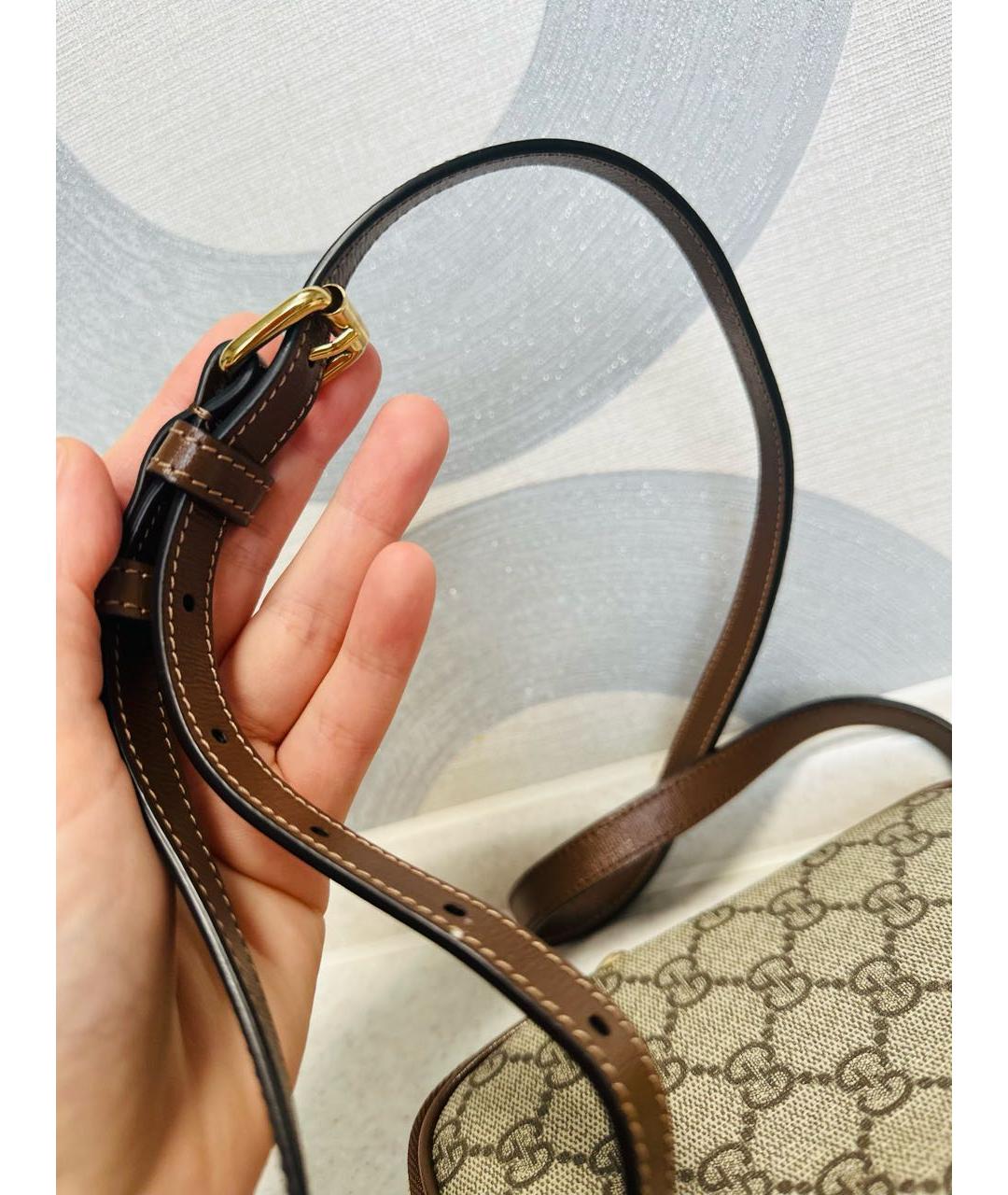 GUCCI Коричневая сумка через плечо, фото 5