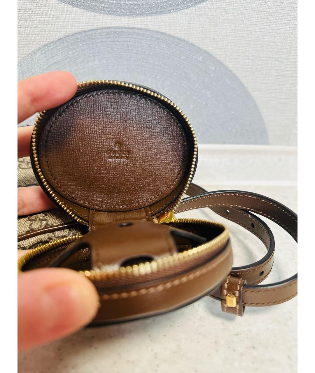 GUCCI Коричневая сумка через плечо, фото 7
