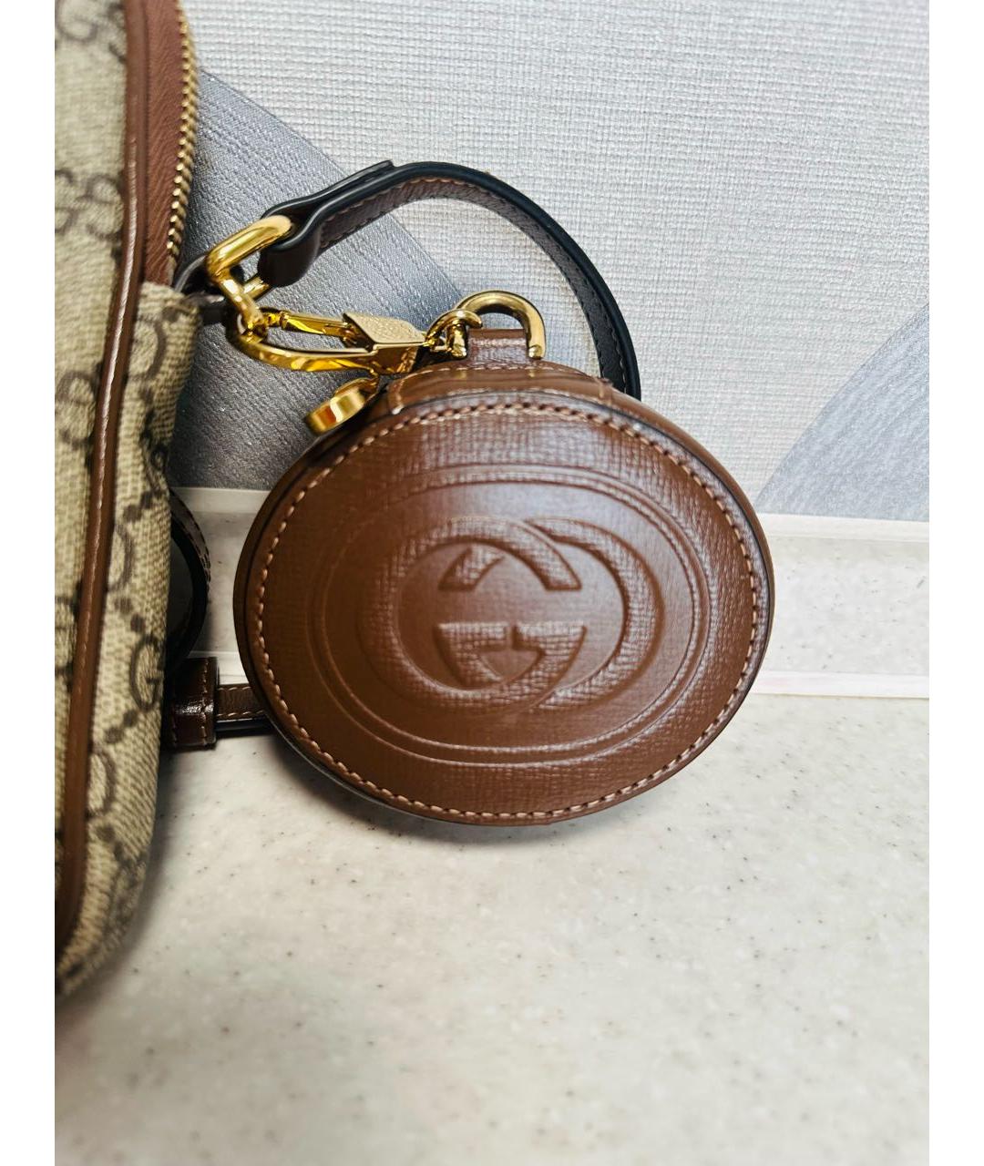 GUCCI Коричневая сумка через плечо, фото 4