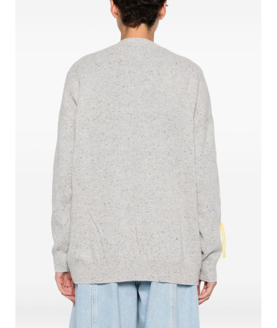 MC2 SAINT BARTH Серый шерстяной кардиган, фото 2