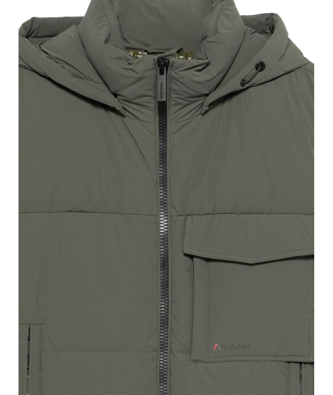 AFTER LABEL Зеленый полиамидовый жилет, фото 3