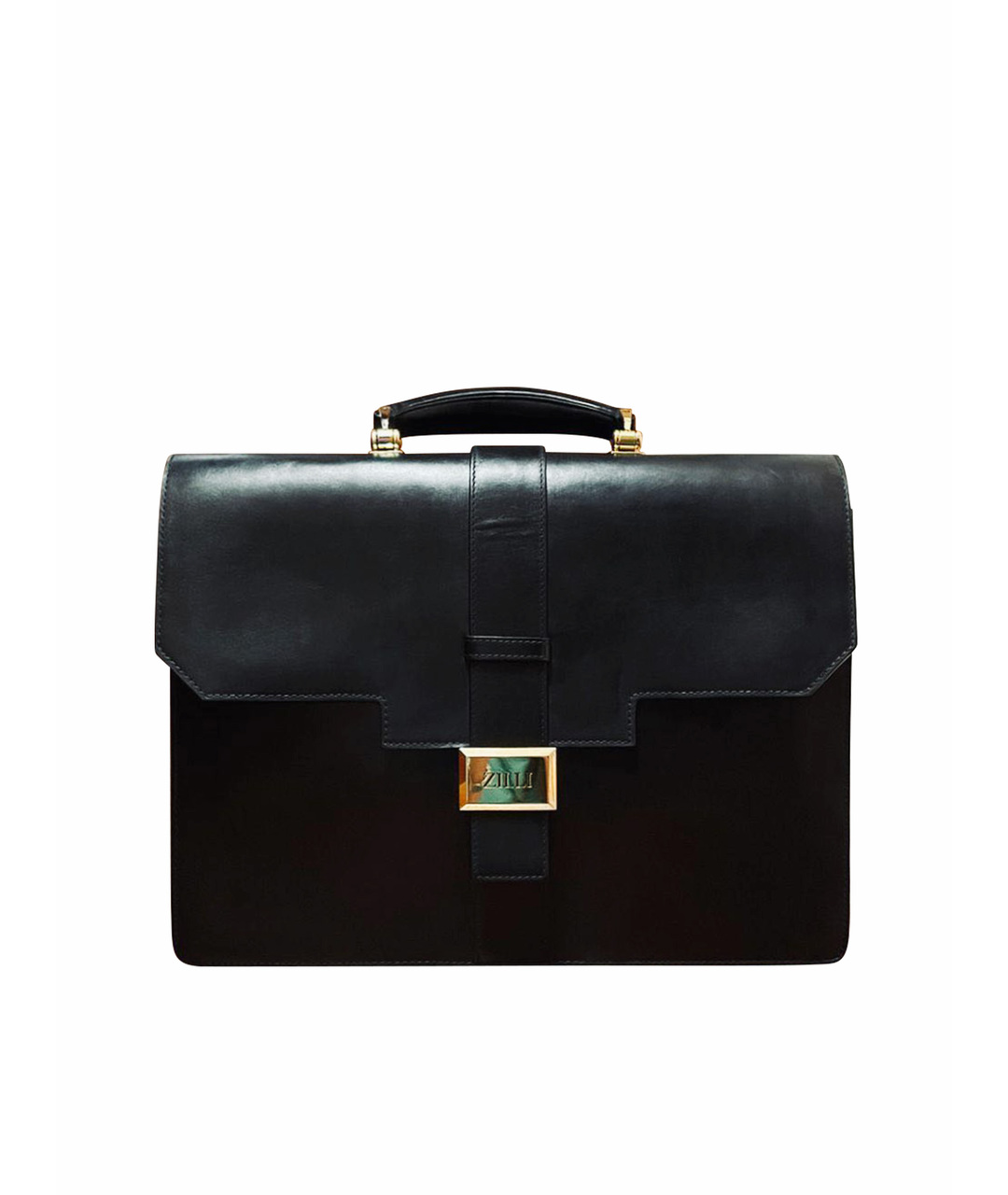ZILLI Черная кожаная папка для документов, фото 1