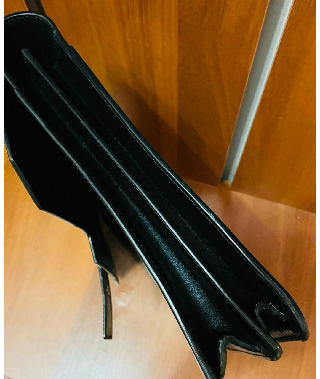 ZILLI Черная кожаная папка для документов, фото 4