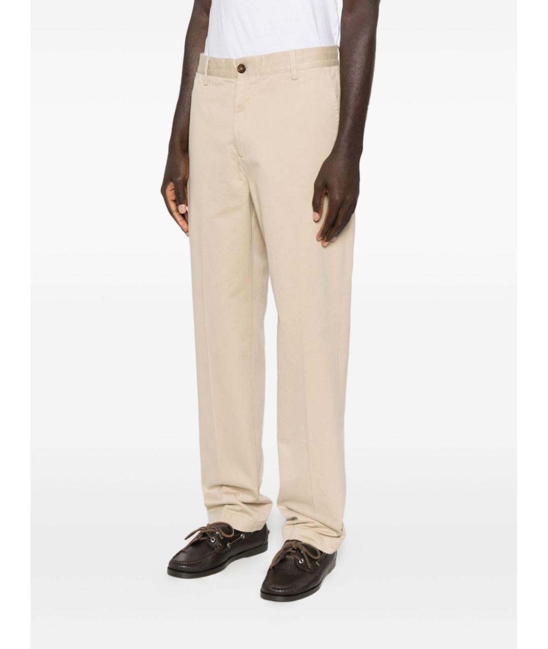 SEBAGO Бежевые хлопковые повседневные брюки, фото 5