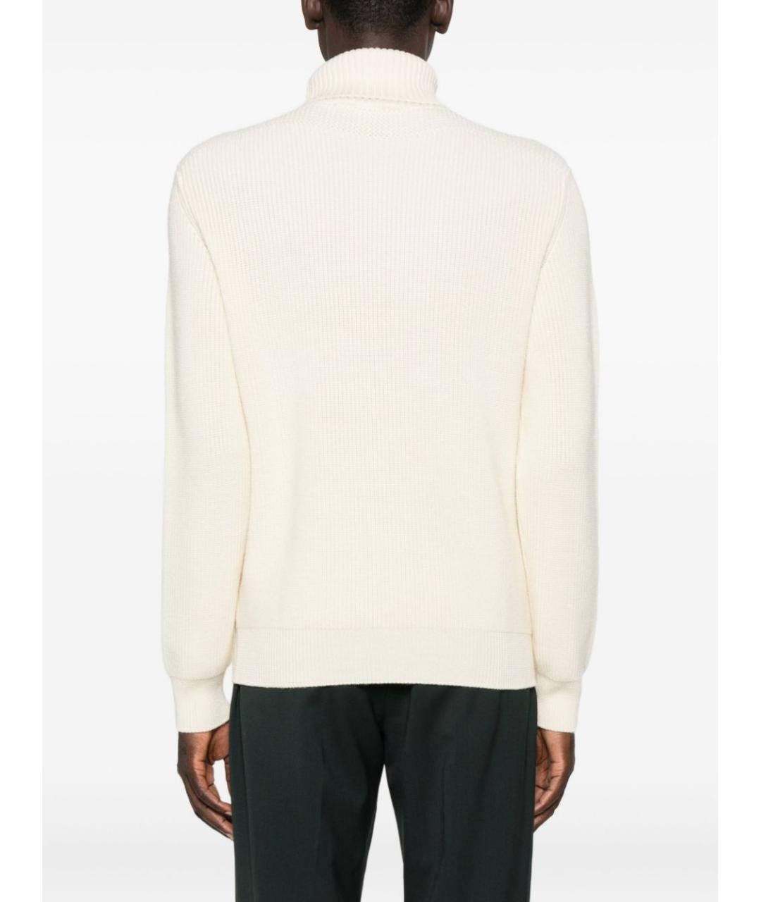 SEBAGO Белый шерстяной джемпер / свитер, фото 4