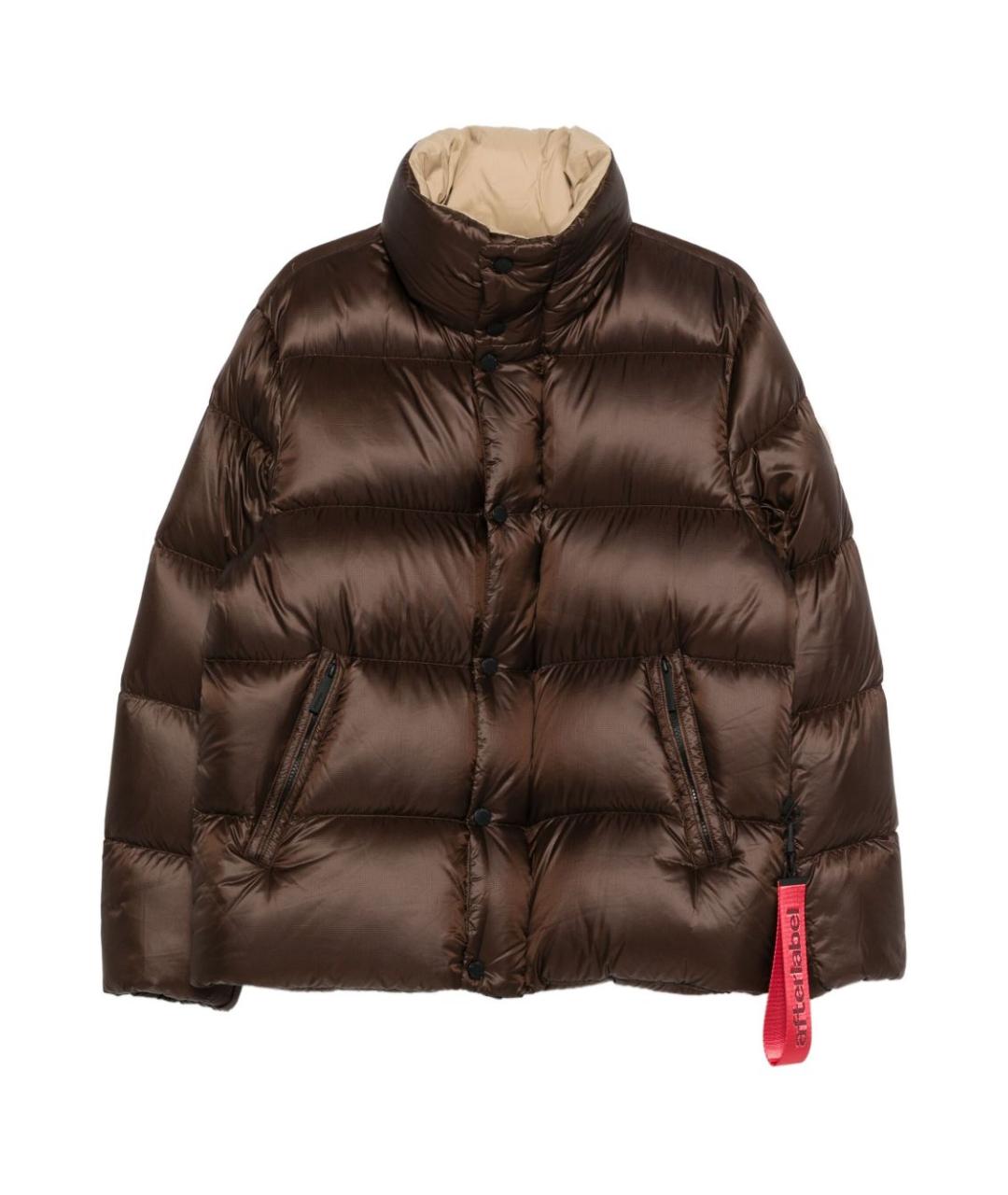 AFTER LABEL Коричневая полиамидовая куртка, фото 1