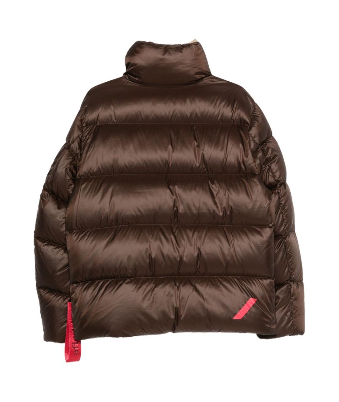 AFTER LABEL Коричневая полиамидовая куртка, фото 2