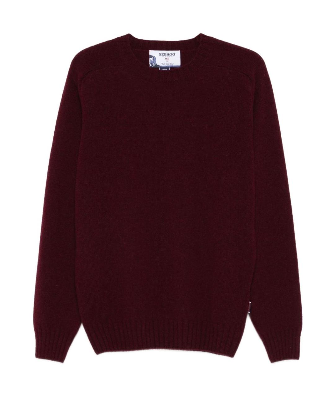 SEBAGO Красный шерстяной джемпер / свитер, фото 1