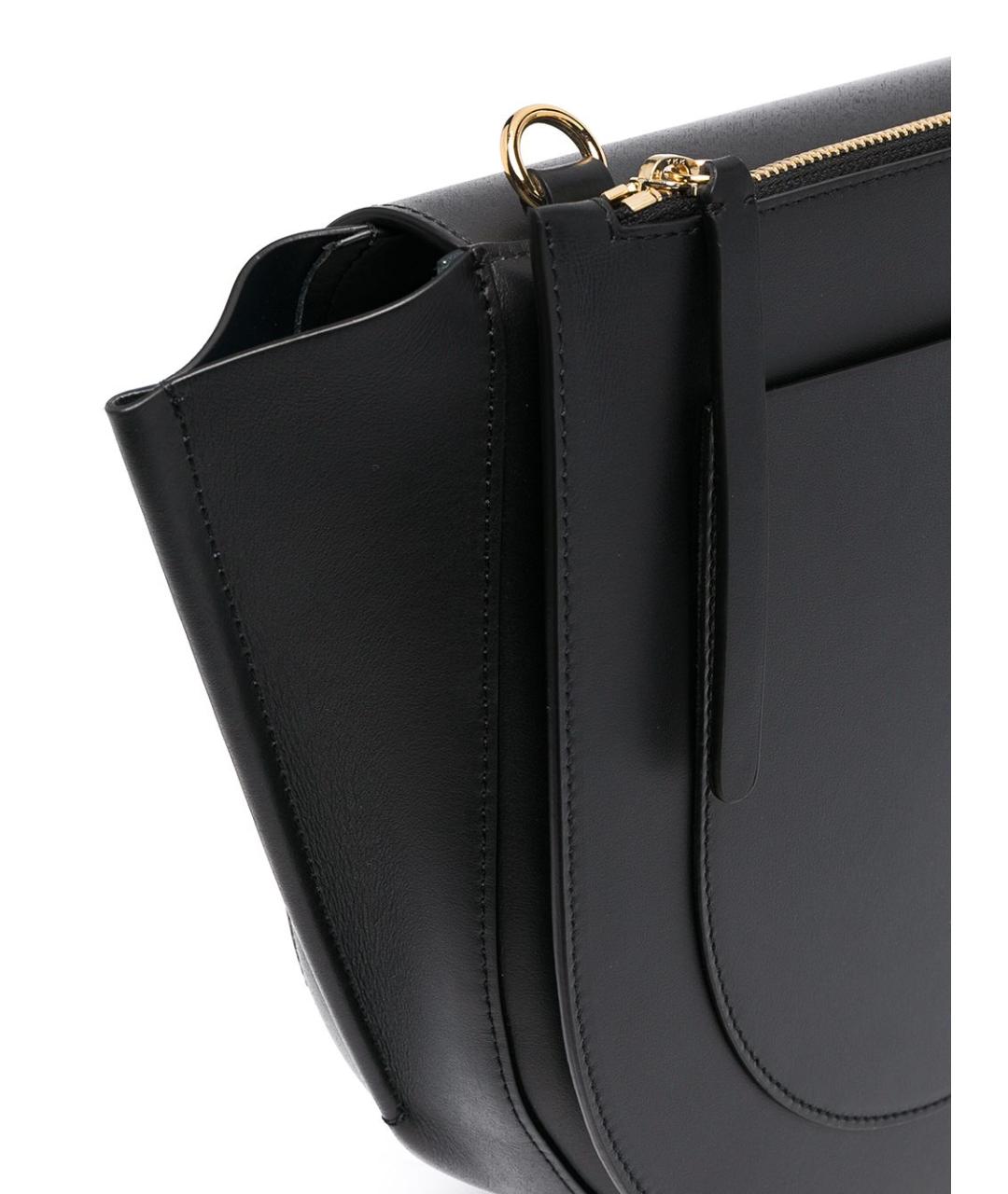 WANDLER Черная кожаная сумка через плечо, фото 4