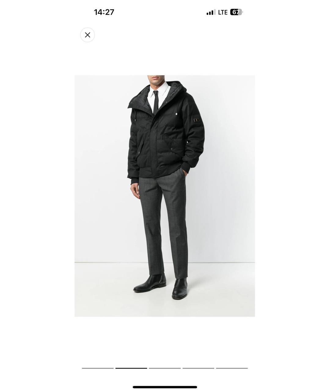 DOLCE&GABBANA Серая шерстяная куртка, фото 5