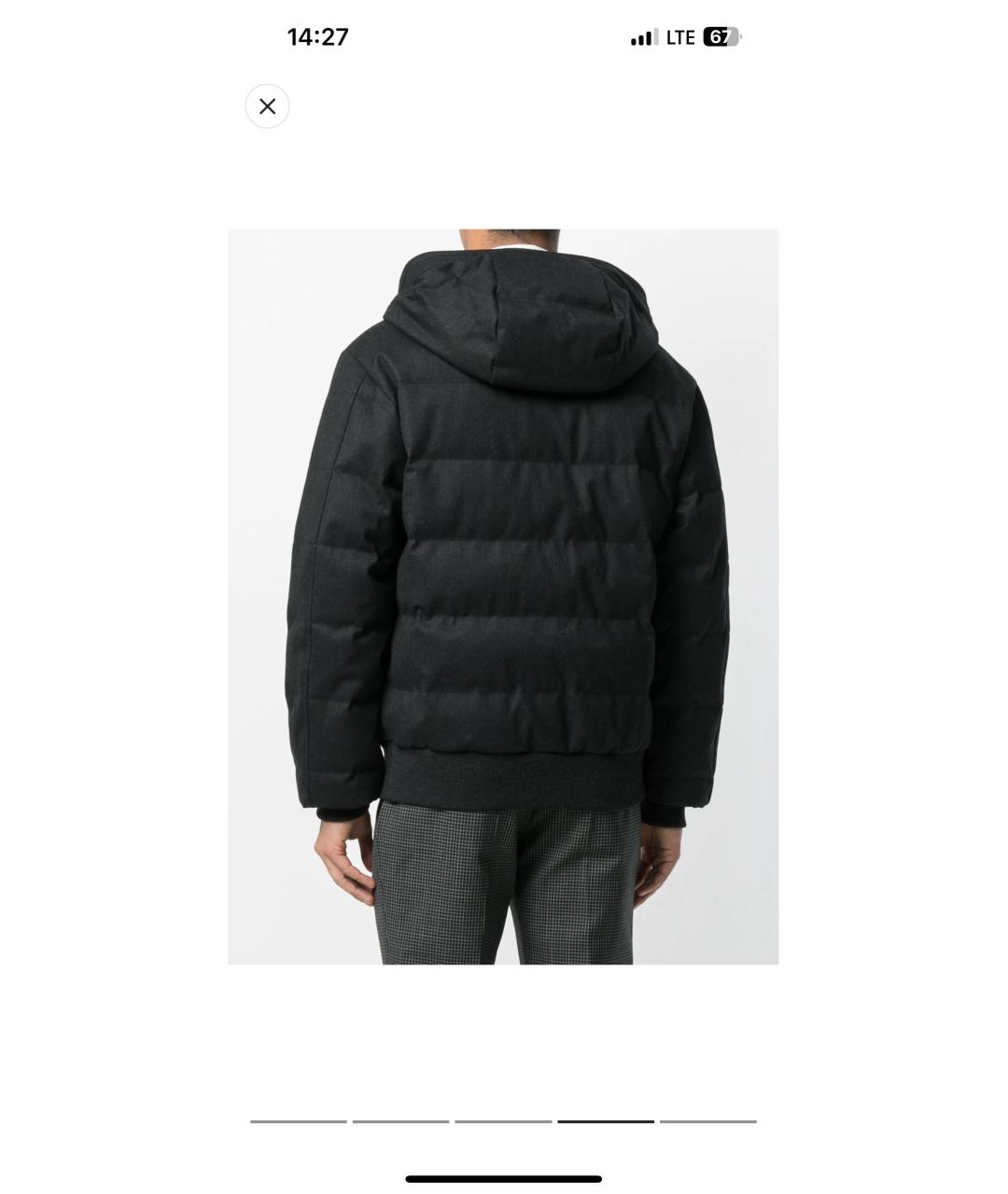 DOLCE&GABBANA Серая шерстяная куртка, фото 2