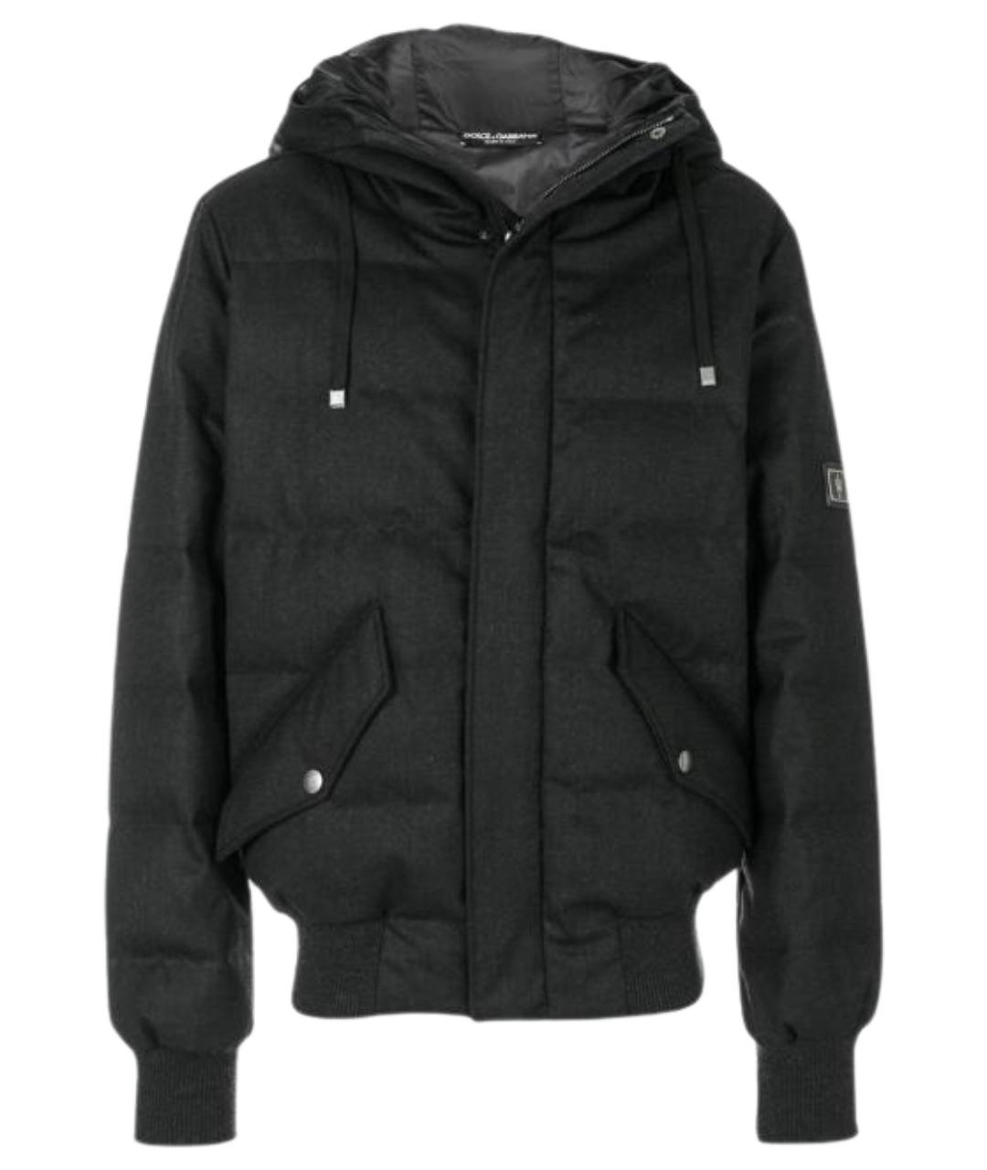 DOLCE&GABBANA Серая шерстяная куртка, фото 1