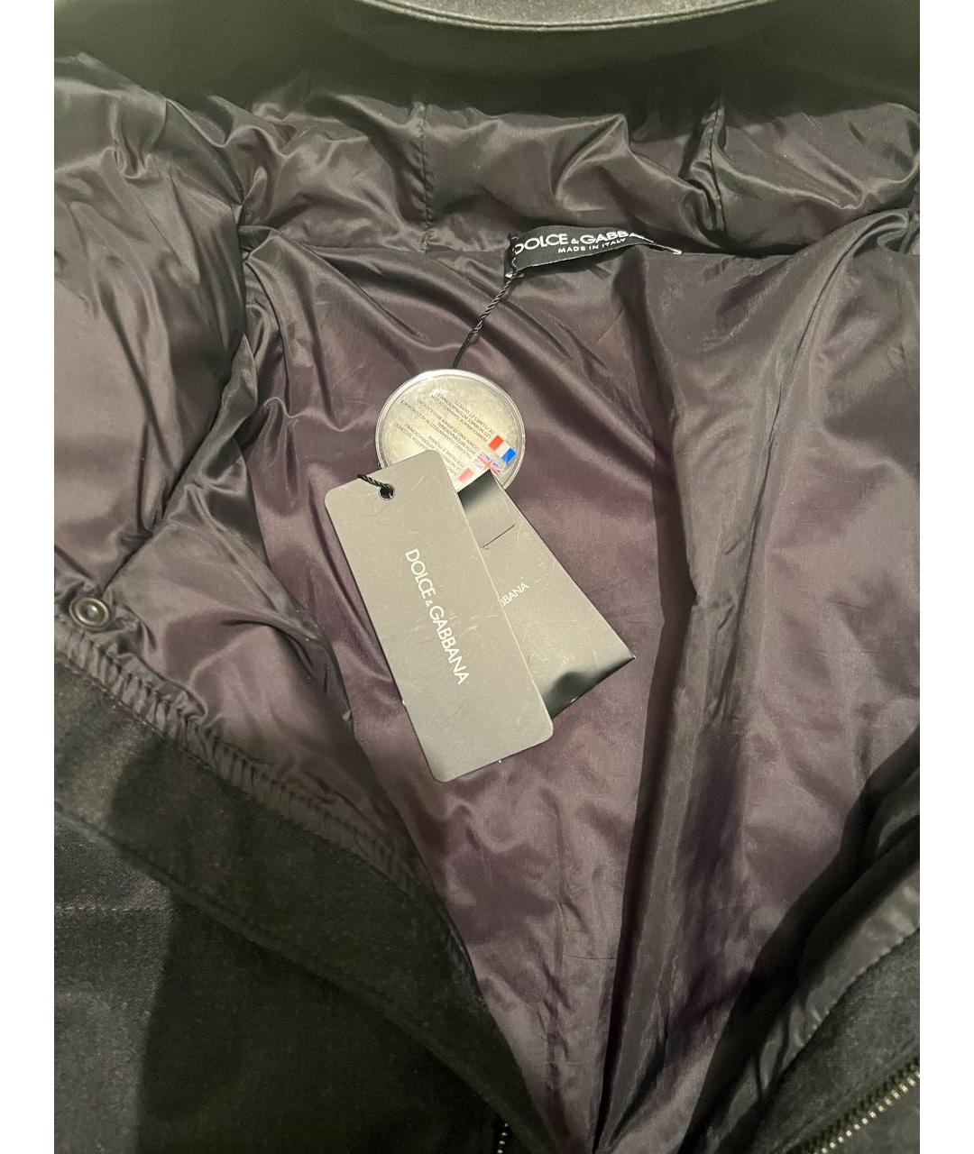 DOLCE&GABBANA Серая шерстяная куртка, фото 4