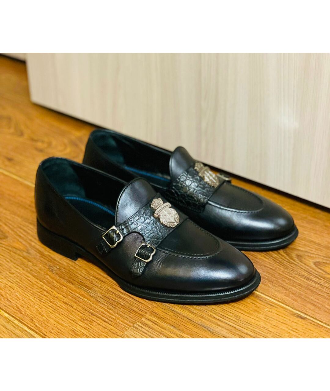BILLIONAIRE Черные туфли из экзотической кожи, фото 2