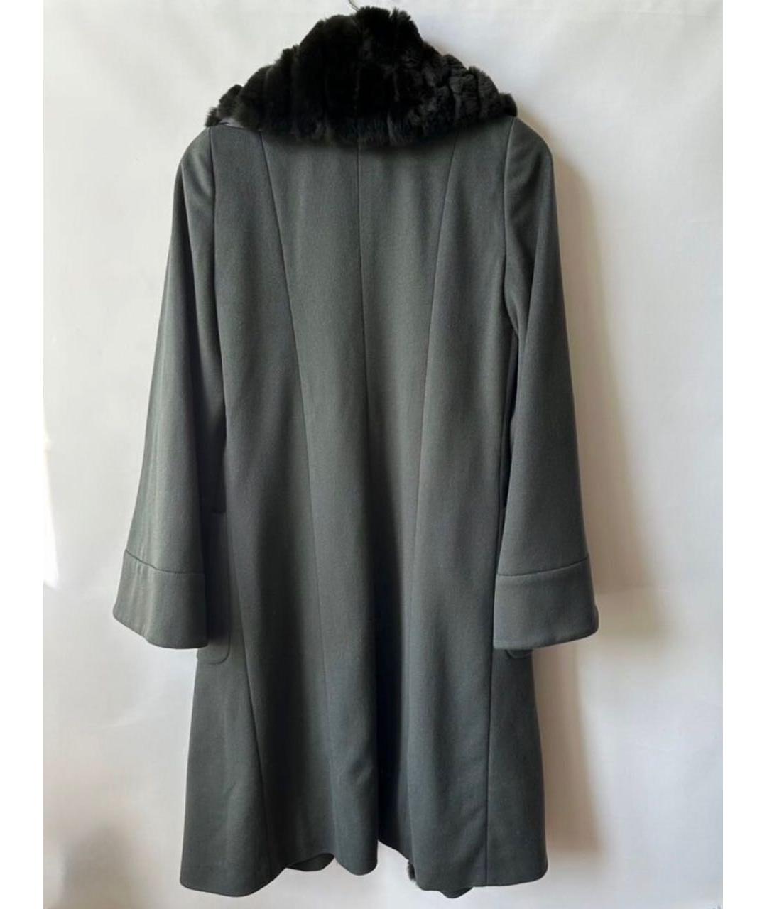 ARMANI COLLEZIONI Серое кашемировое пальто, фото 2