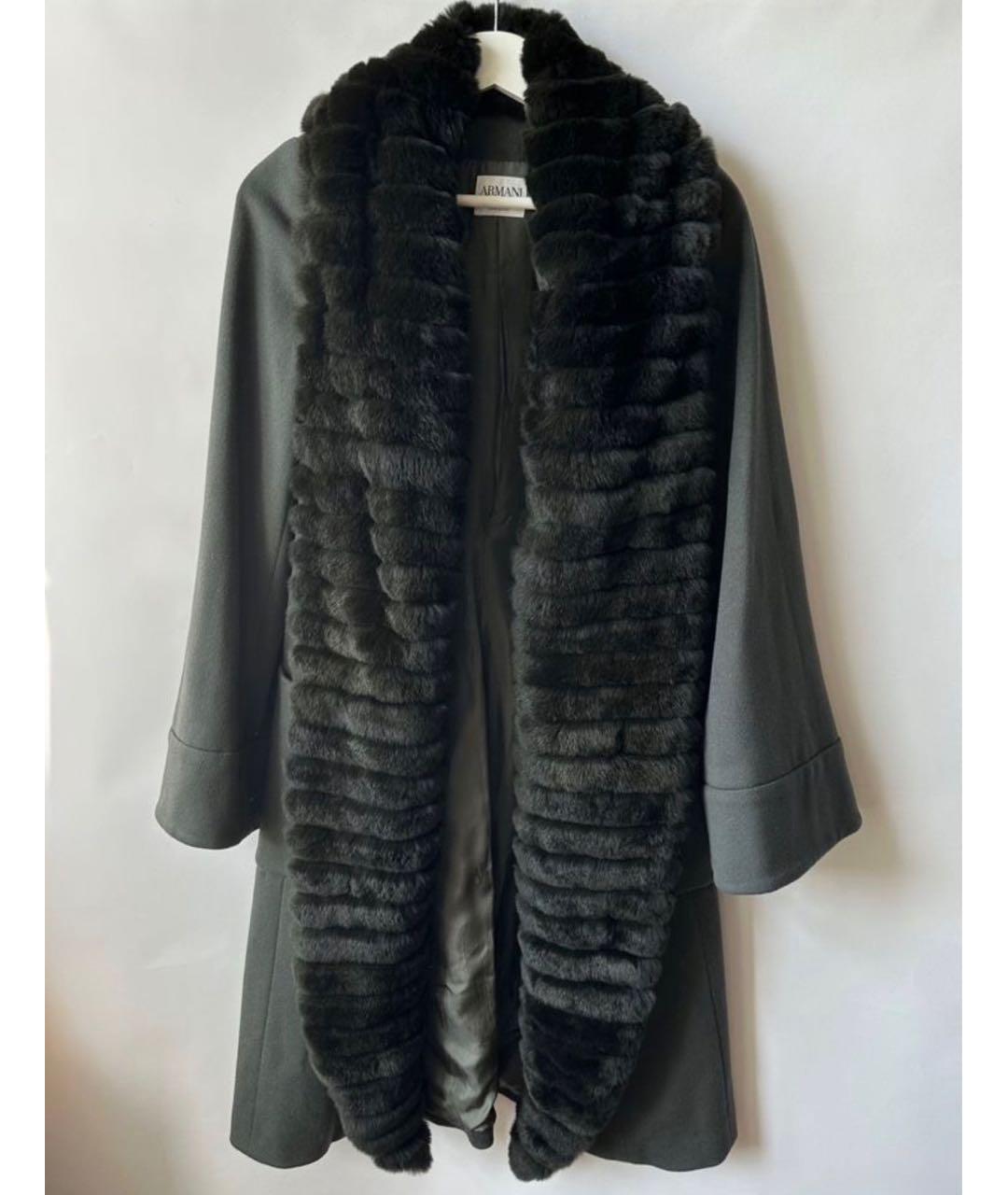 ARMANI COLLEZIONI Серое кашемировое пальто, фото 7