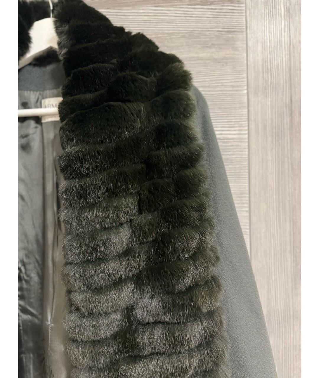 ARMANI COLLEZIONI Серое кашемировое пальто, фото 6