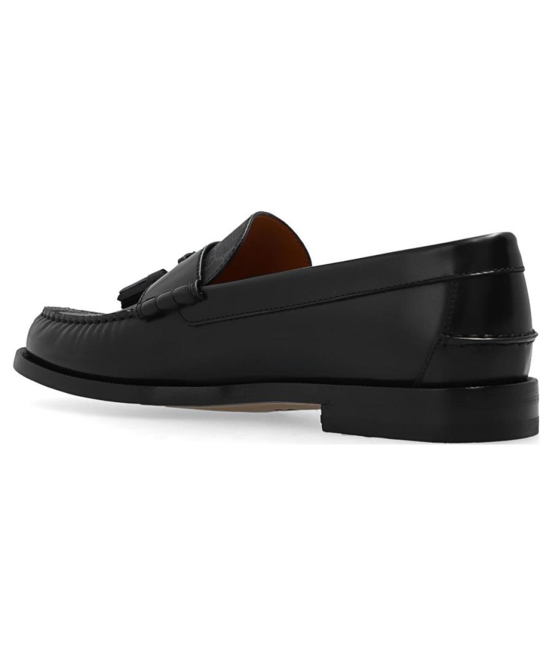 GUCCI Черные кожаные лоферы, фото 4