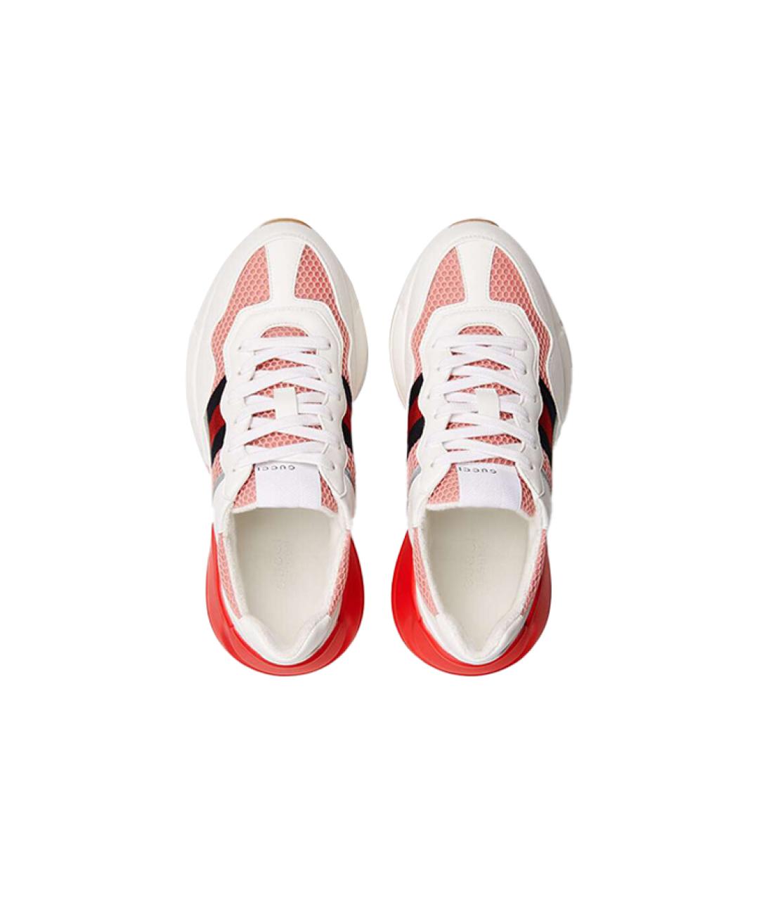 GUCCI Белые синтетические кроссовки, фото 3