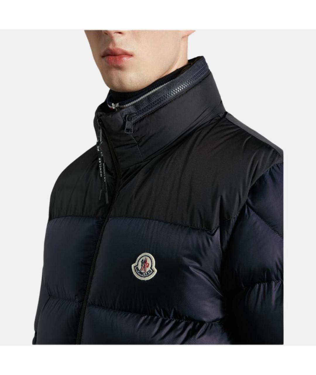 MONCLER Синий пуховик, фото 5