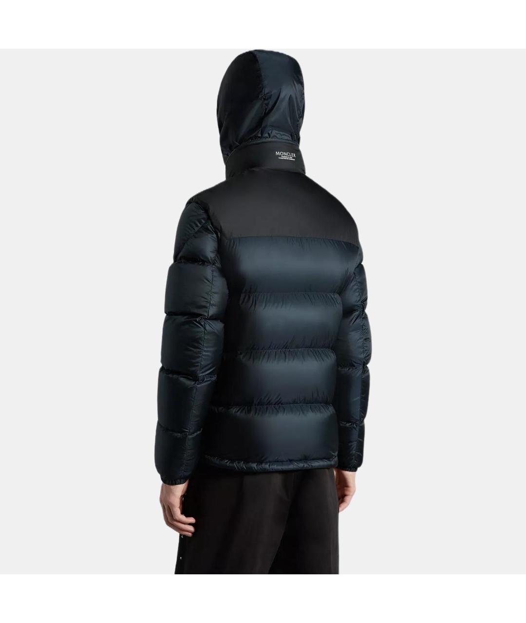 MONCLER Синий пуховик, фото 4