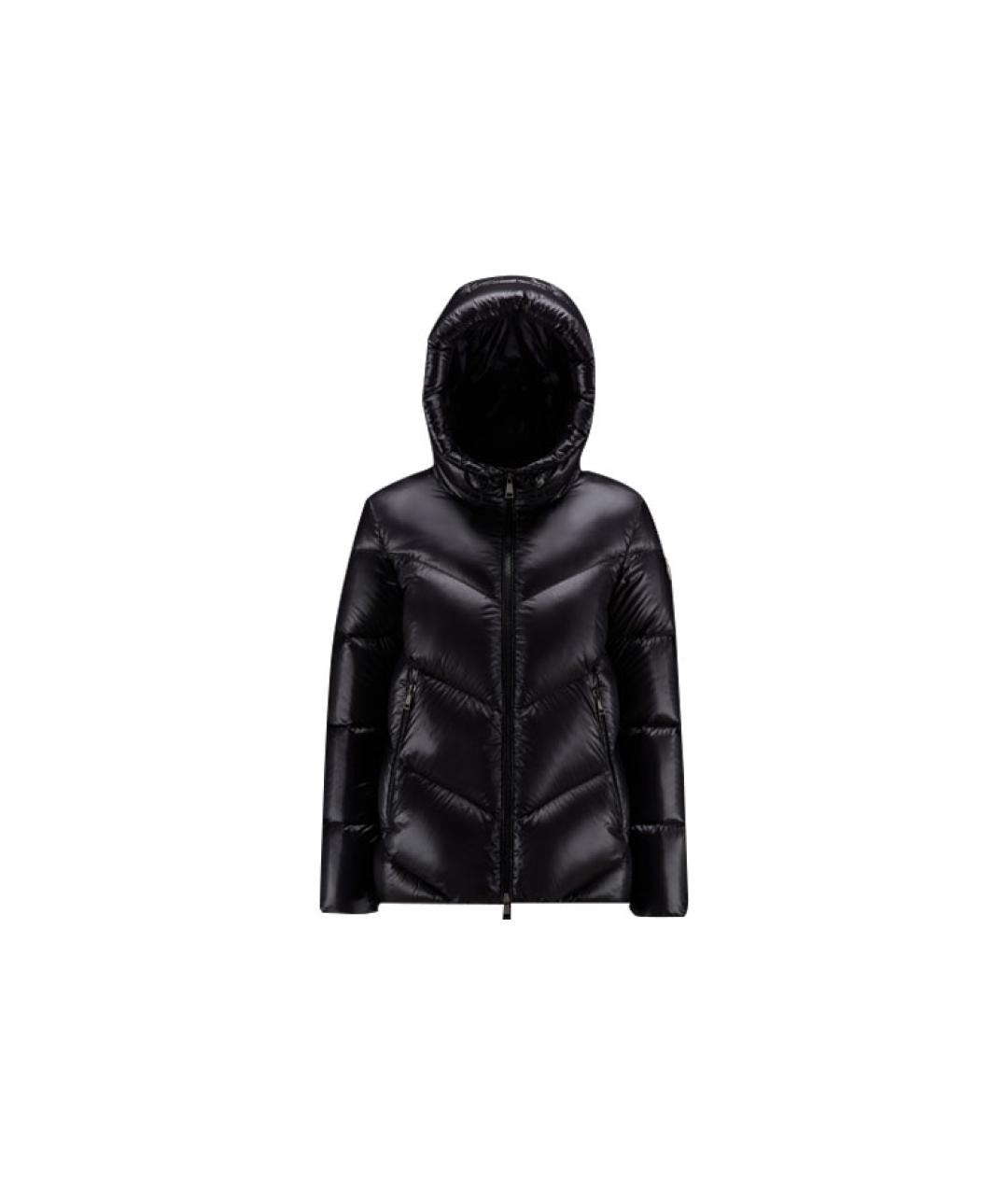 MONCLER Черный пуховик, фото 1