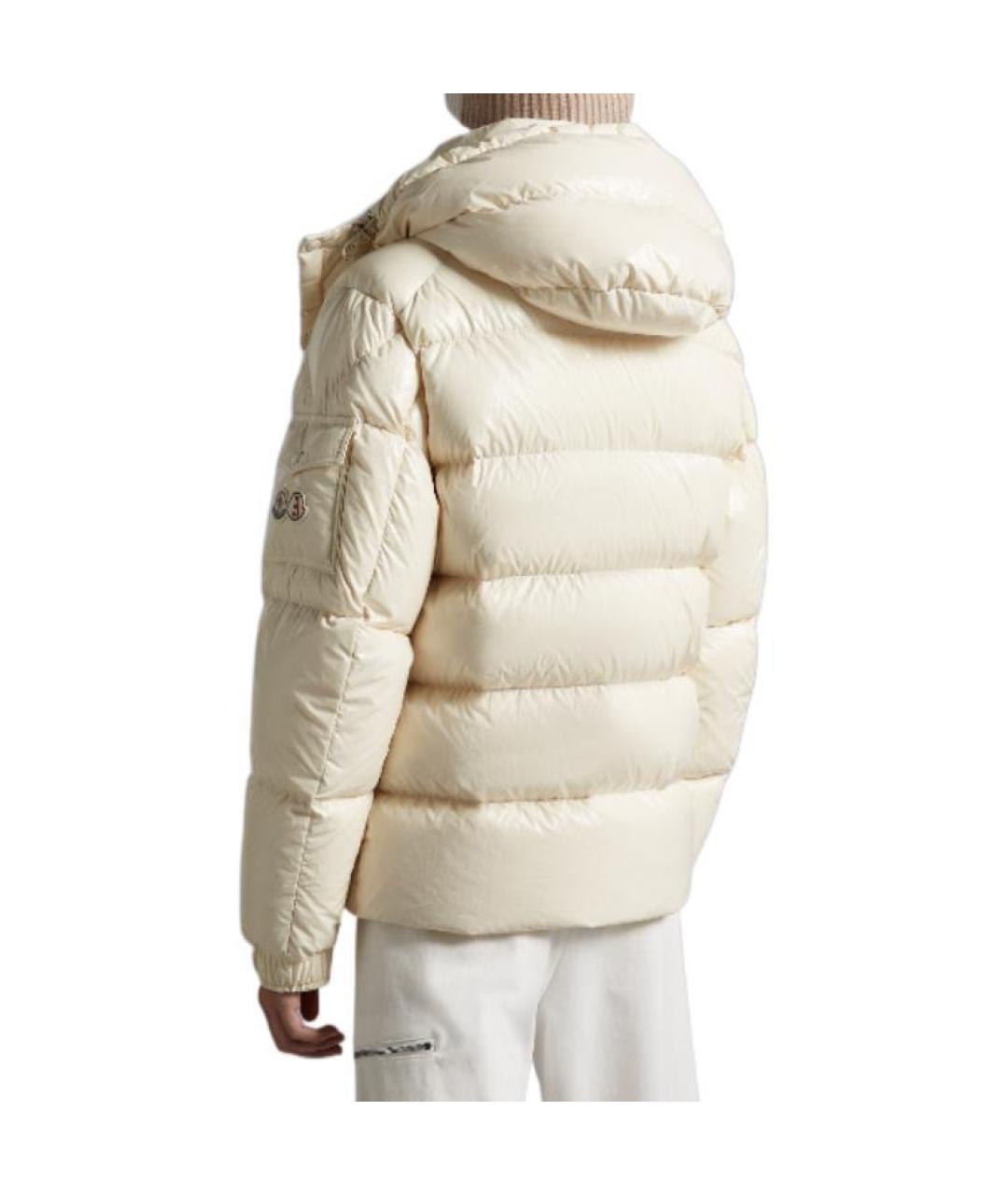 MONCLER Бежевый пуховик, фото 3