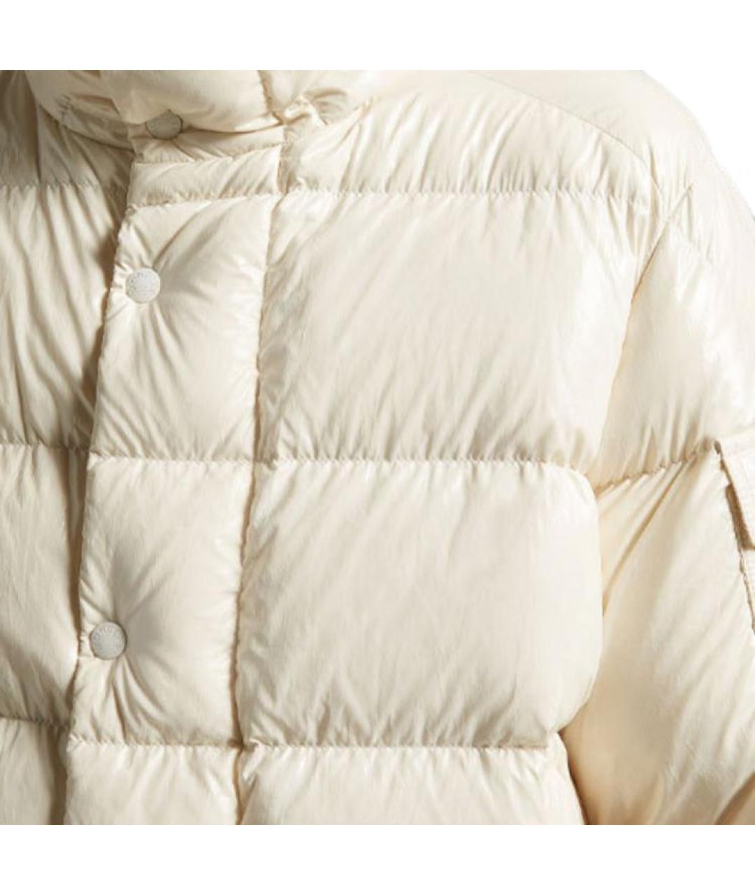 MONCLER Бежевый пуховик, фото 6