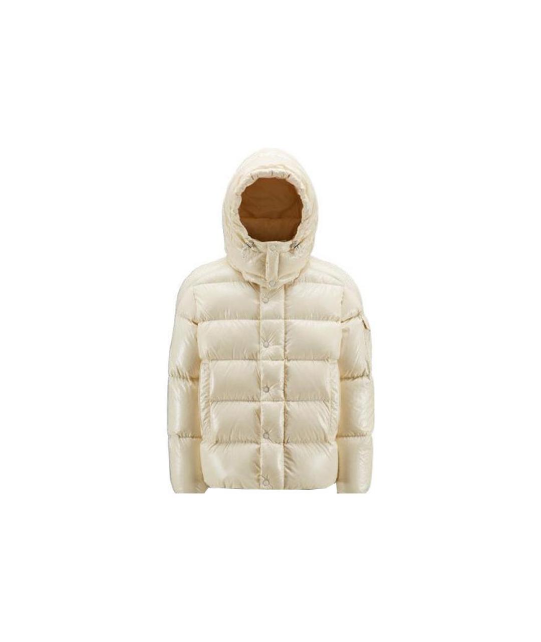 MONCLER Бежевый пуховик, фото 1