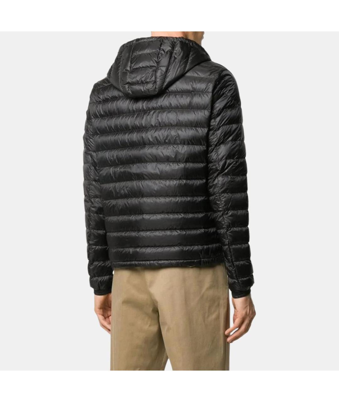 MONCLER Черный пуховик, фото 3