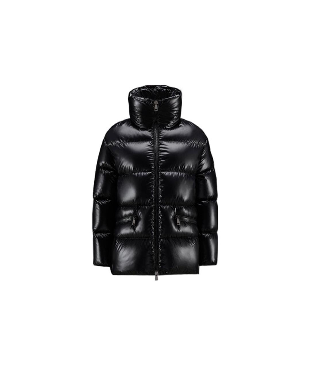 MONCLER Черный пуховик, фото 1