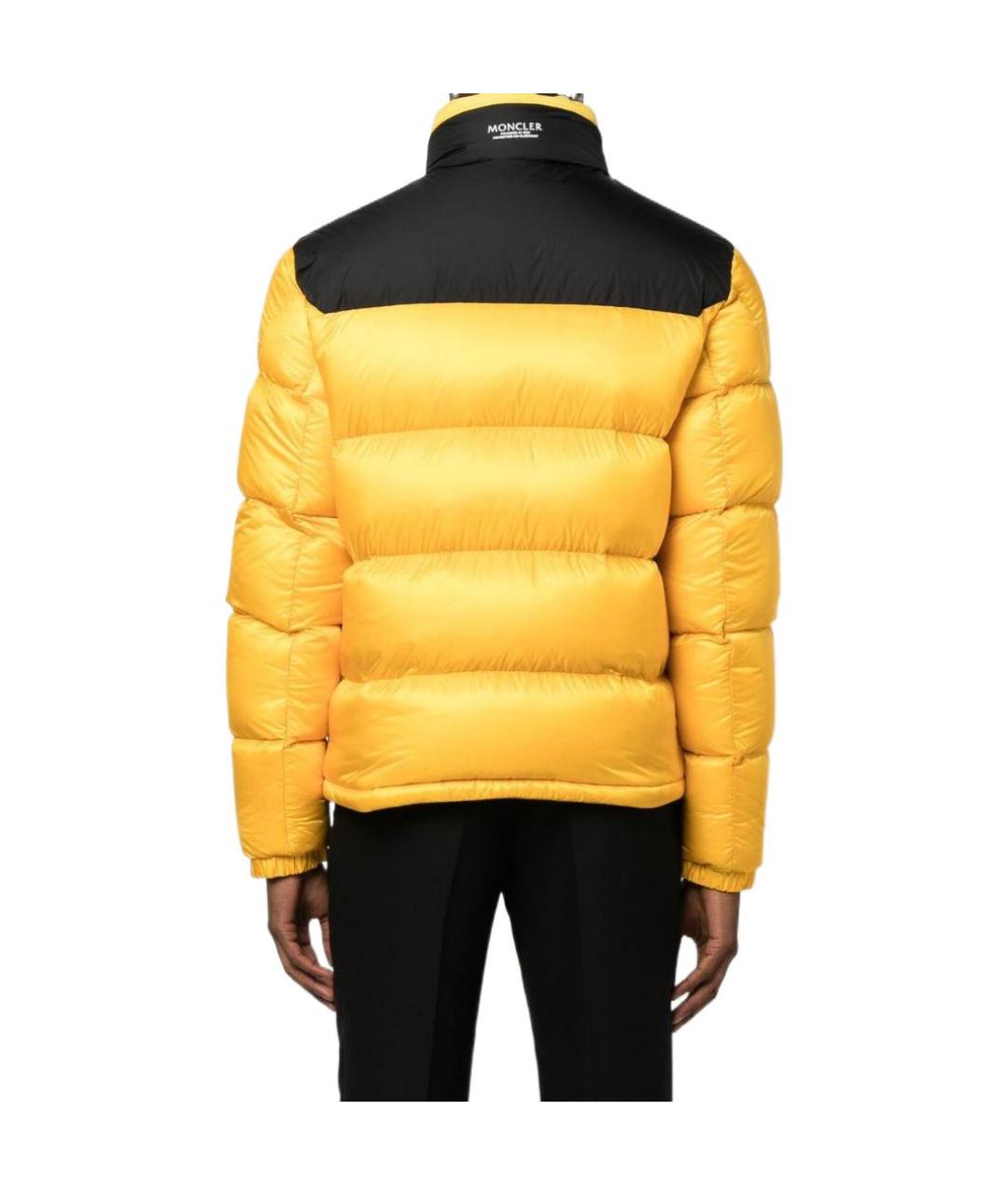 MONCLER Желтый пуховик, фото 3