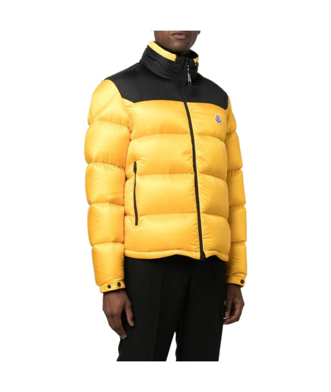 MONCLER Желтый пуховик, фото 4