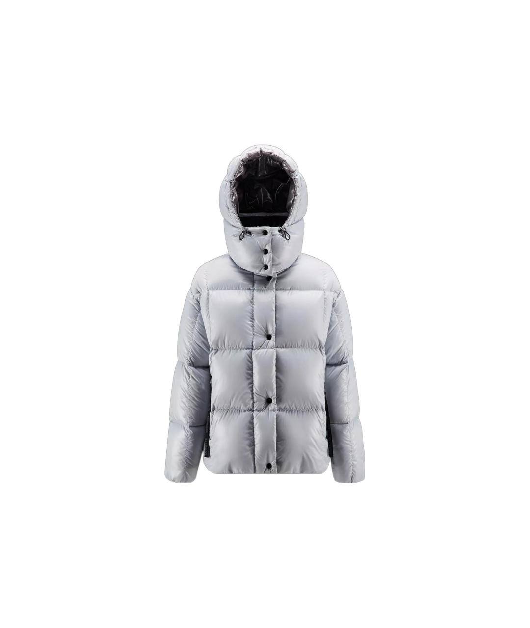 MONCLER Серый пуховик, фото 1