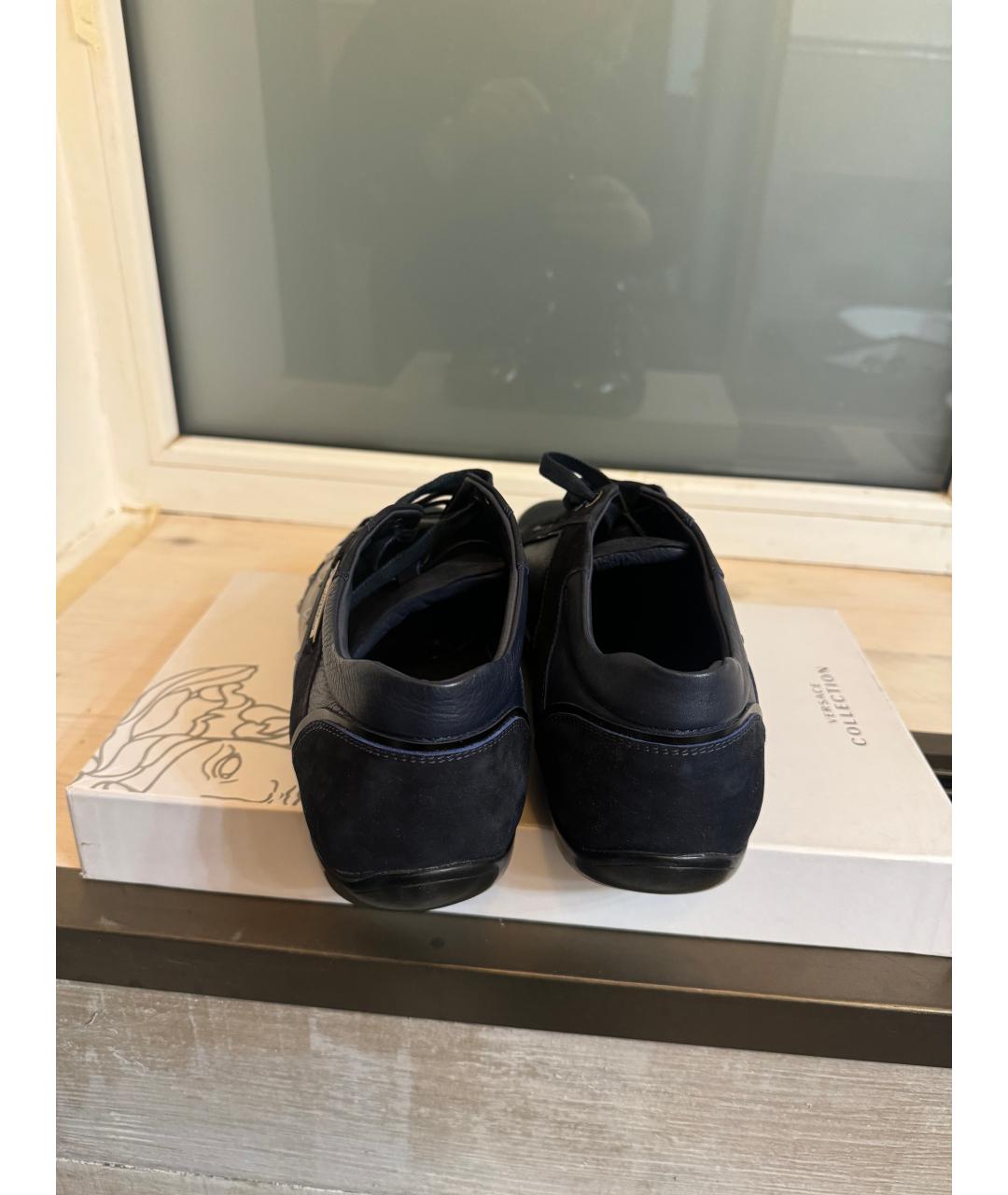 VALENTINO Синие кожаные туфли, фото 4